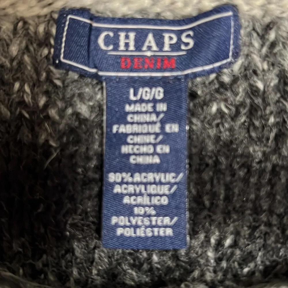 Chaps sweater, size L